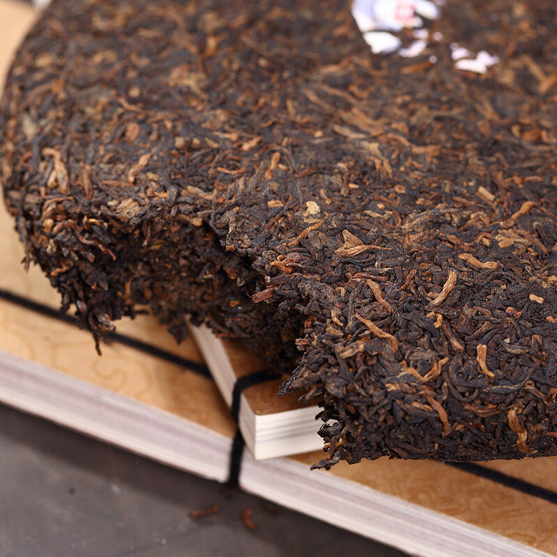 357g Yunnan Menghai Dayi TAETEA Ripe Pu Er Ancient Tree Puer Tea Aged Puerh Tea