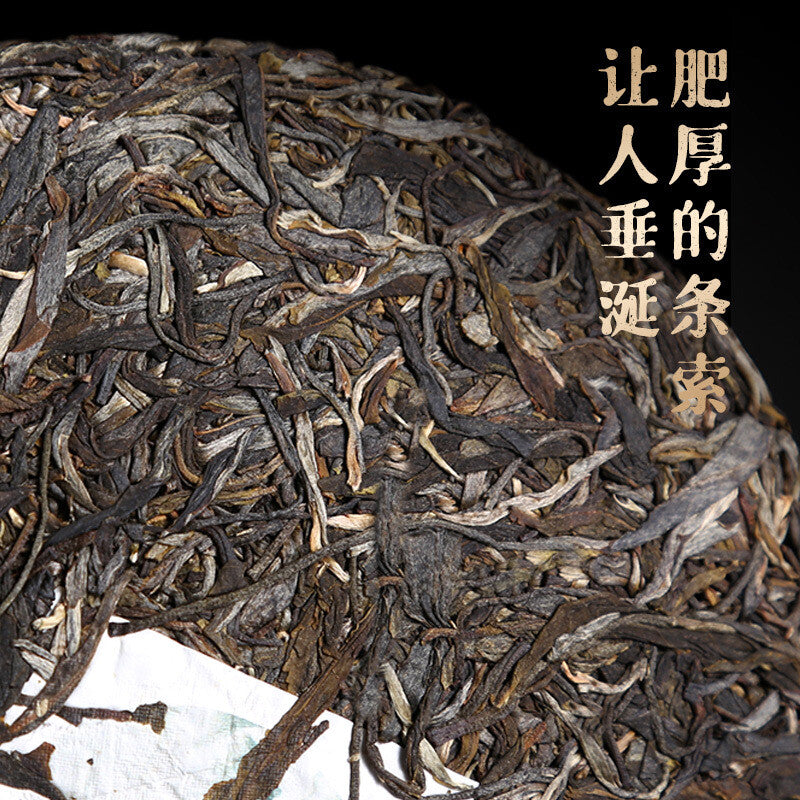 Touchun Yunnan Pu'er Tea Raw Tea Cake Old Banzhang Aged Puerh 357g Cake Tea