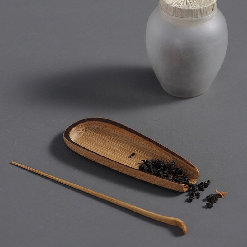 Natural Bamboo Tea Spoon Tea Needle Tea Ceremony Set|Bamboo Tea Accessories