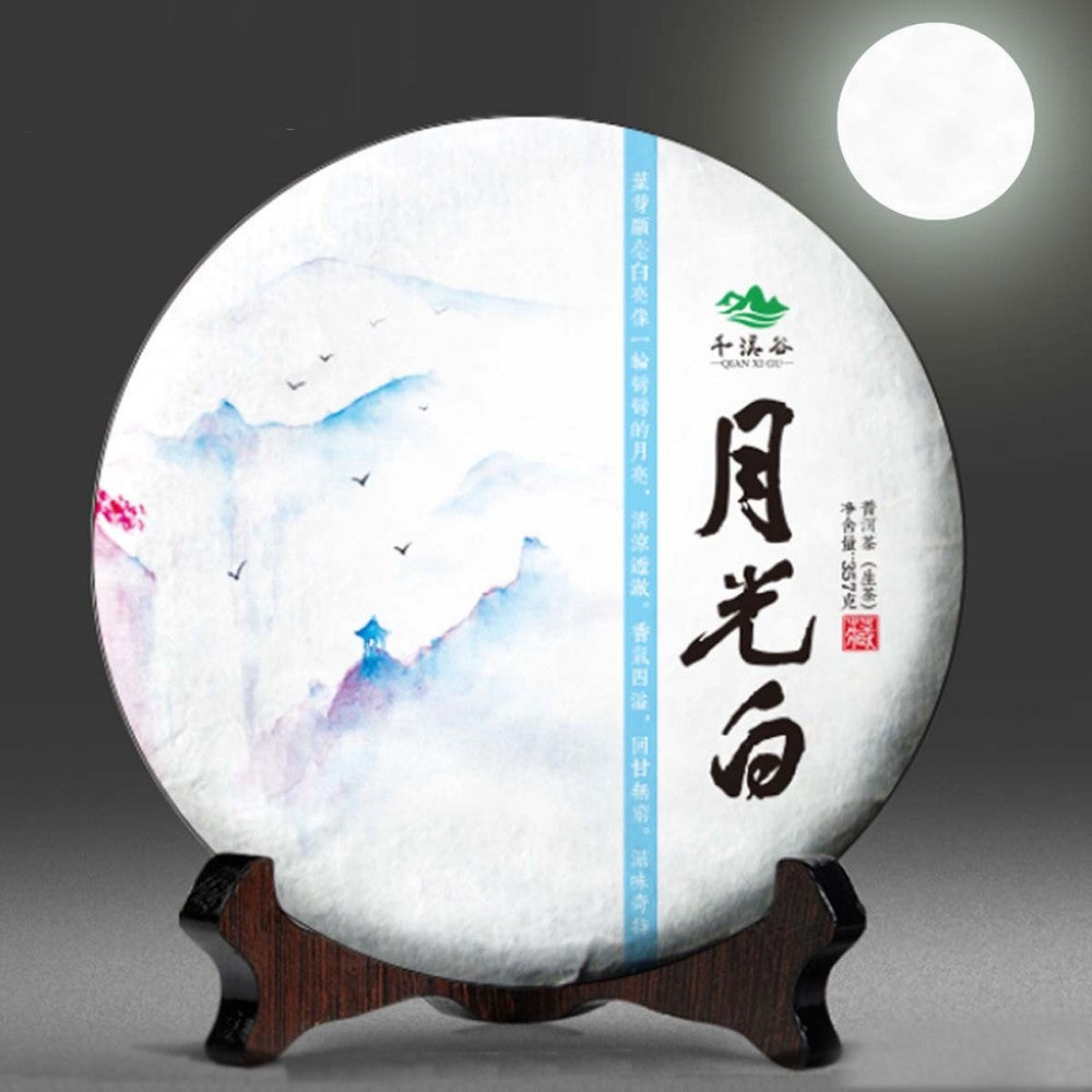 Pu erh Tea Moonlight White Yueguangbai Beauty Green Tea 357gPu'erTea Cake -