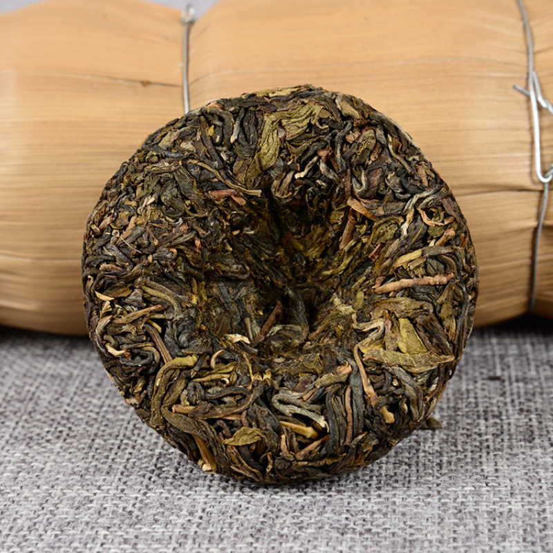 Shell Pu'er Tea Tuo Organic Green Tea 100g*5 Yunnan Pu'er Tea Bamboo Prostr-
