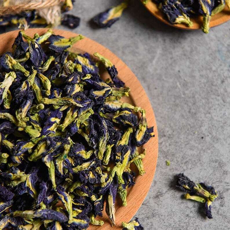 250g Dried Blue Butterfly Pea Flower Tea Herbal Tea Butterfly Clitoria ternatea