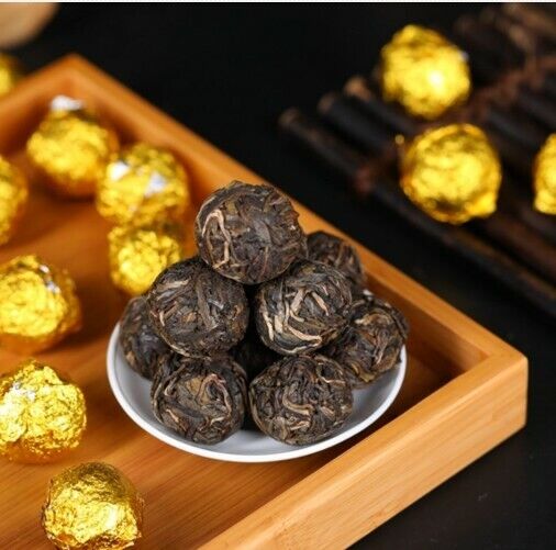 Handmade Pearl BuLangShan puerh Tea Mini Raw Puerh Tea Uncooked Puerh Tea-