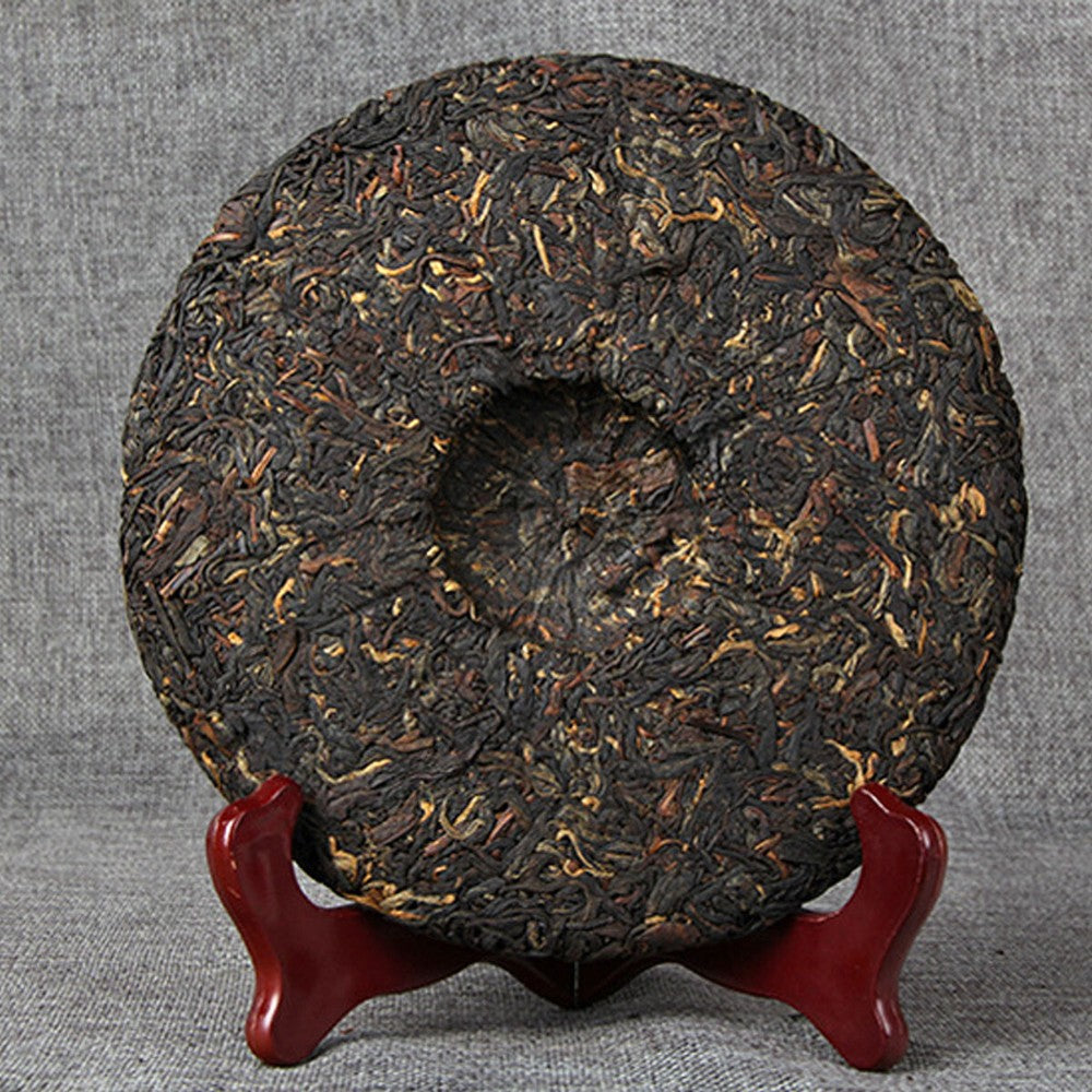 357g Black Tea Cake Ancient Tree Red Tea Big Leaf Tea Chinese Organic Healthy