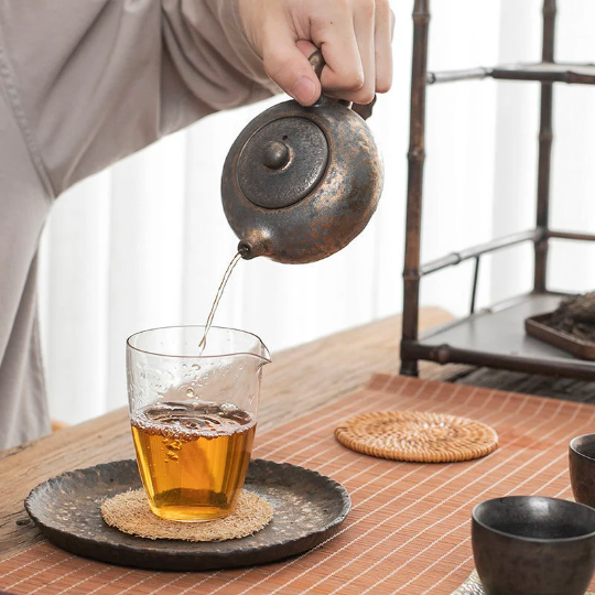 Bronze Ceramic Teapots Pottery Tea Pot