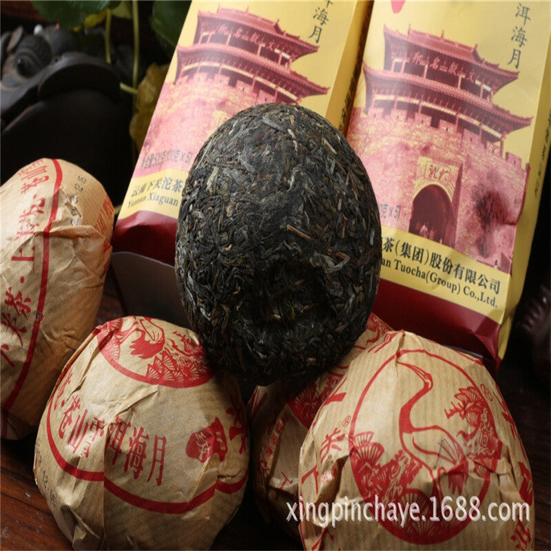 Puer Tea Pu-erh Tea Xiaguan Green Tea "Te Ji Tuo Cha" Tea Old Puerh Tea 100g
