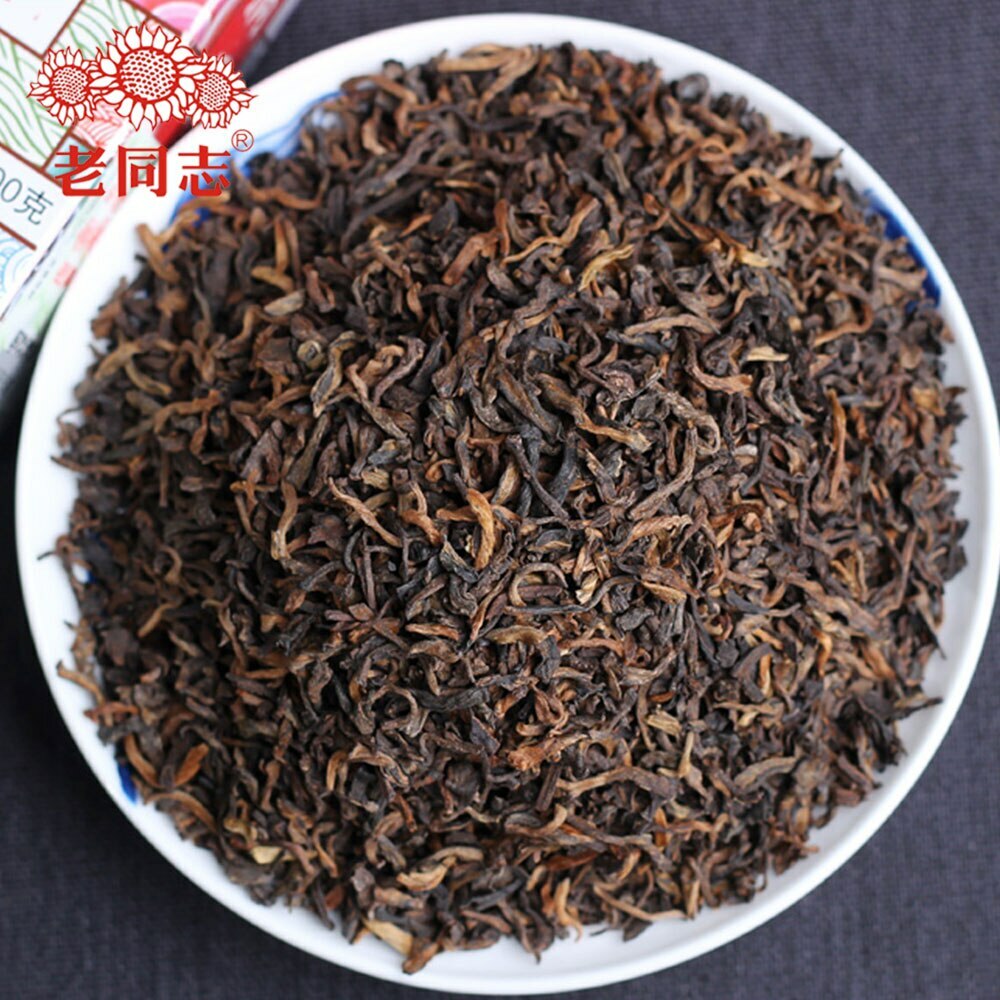 100g Anning Haiwan Tea Old Pu Erh Tea Special Grade loose Ripe Puer Tea Healthy