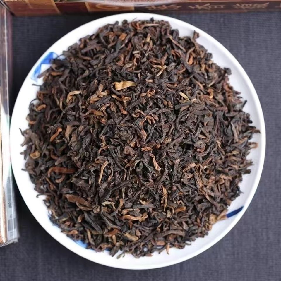 Haiwan Tea Yunnan Puerh Tea 2018 First Grade Loose Ripe Puer Tea 250g LAOTONGZHI