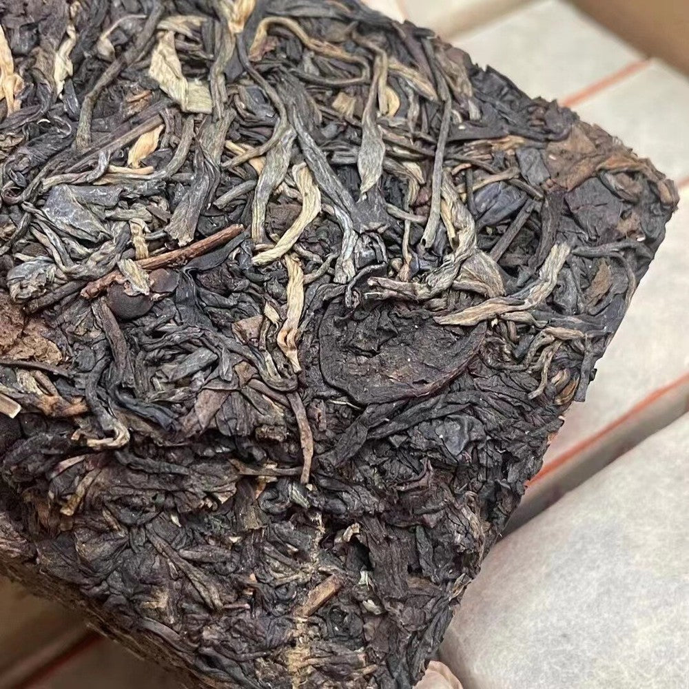 500g Yunnan Puerh Brick Tea 1998 Banzhang Tea King Raw Pu-erh Tea Brick Pu'er
