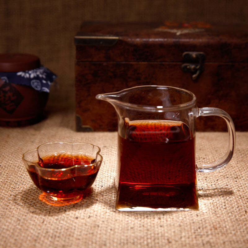 357g Yunnan Qizi Puerh Tea Cake Old Tree Pu-erh Raw Ripe Tea Chinese Pu'er Tea