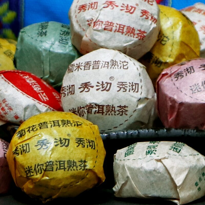 Organic Tea Chai Bag Ripe Puerh Tea 50pcs10 Different Flavors Mini Natural Tea