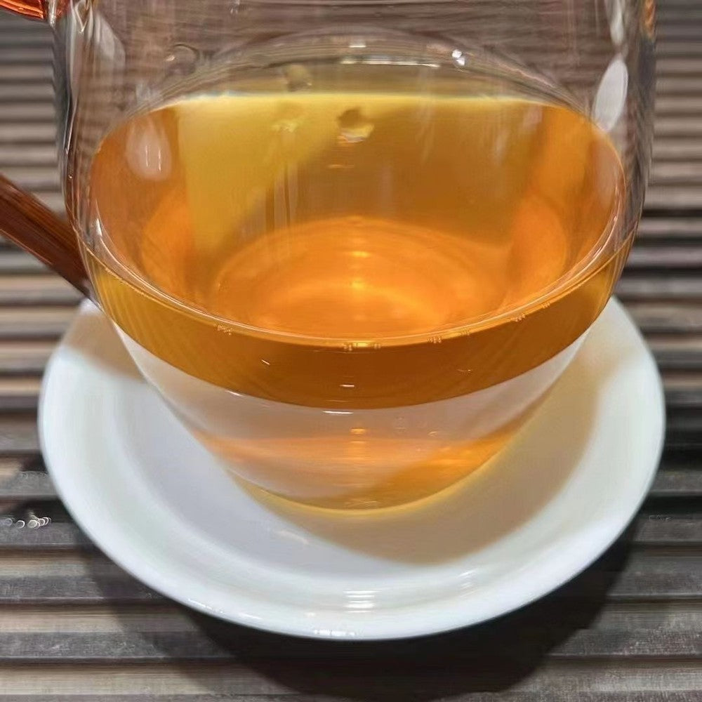 357g 2005 Raw Puerh Tea Cake Yiwu Aged Pu-erh Raw Tea Yunnan Old Pu'er Green Tea