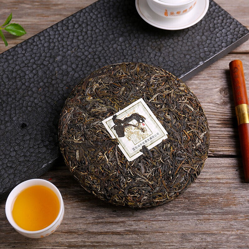 357g ChinaTea CNNP 6031 Yunnan Pu'er Tea Raw Tea Cake Puer Aged Old Tea