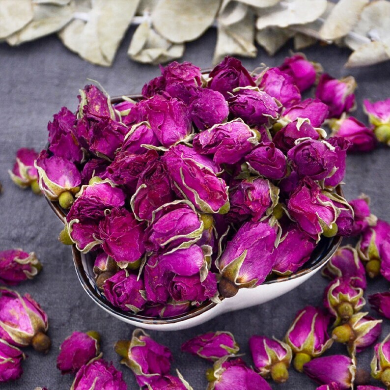 Rose Buds Tea,rose Flowers Chinese Flower Tea,blooming Flower Tea 17.6oz/35.2oz