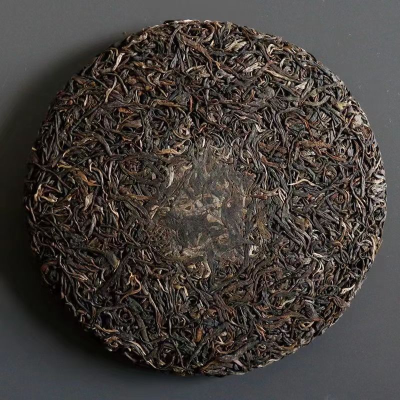 357g Pu-erh Green Tea Cake Laomaner Puerh Raw Tea Yunnan Ancient Tree Pu'er Tea