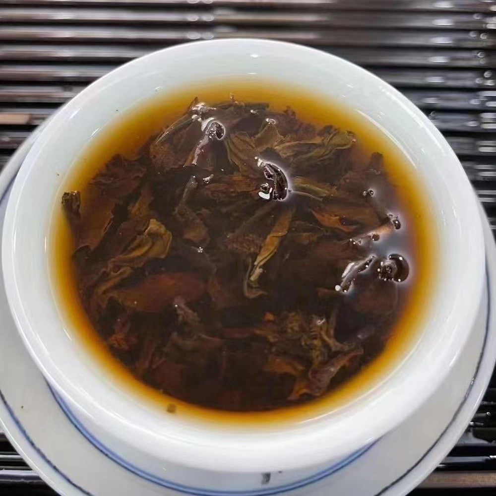 250g Yunnan Old Puerh Raw Tea Brick 1980 7581 Aged Pu-erh Brick Tea Raw Puer Tea