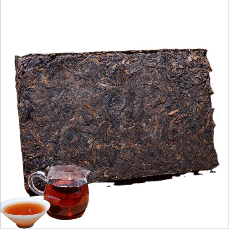 Yunnan Pu'er Cooked Tea Old Banzhang Brick Tea Menghai Tea Brick 250g/8.8oz