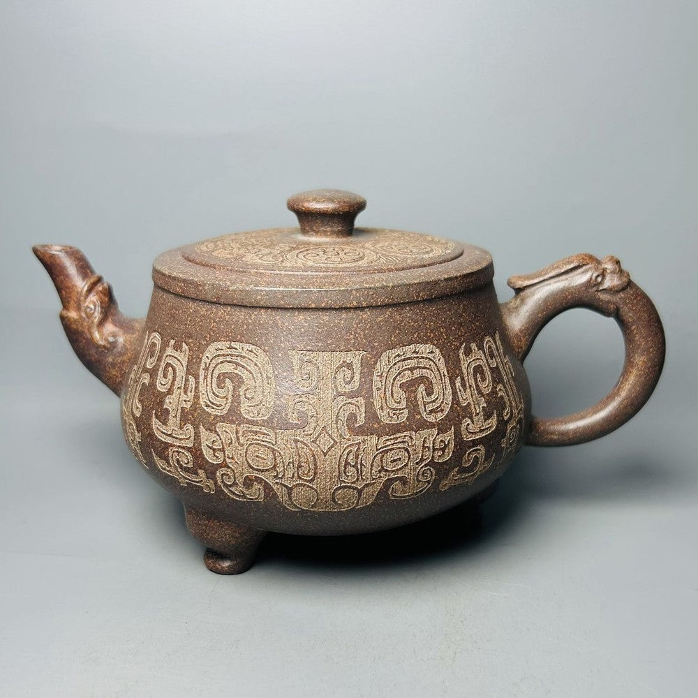 Vintage Chinese Yixing Purple Clay Teapot Zisha Ceremony Fashion Teacups Teapots