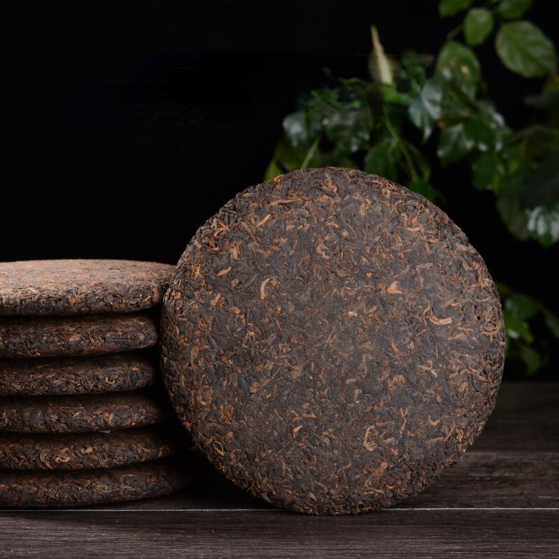 Old Tree Pu'er Tea Organic Black Tea 357g Pu-Erh Cooked Tea Cake Top Class-