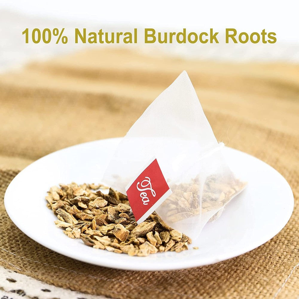 Organic Burdock Root Tea Bags 40 Teabags 2.5g/bag Premium Herbal Tea