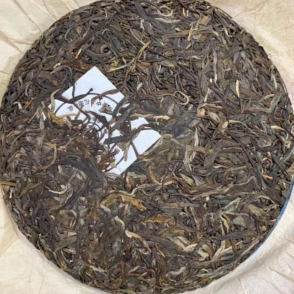 357g Yunnan Raw Puerh Tea 2003 Banzhang Qizi Pu-erh Raw Tea Cake Aged Puer Tea