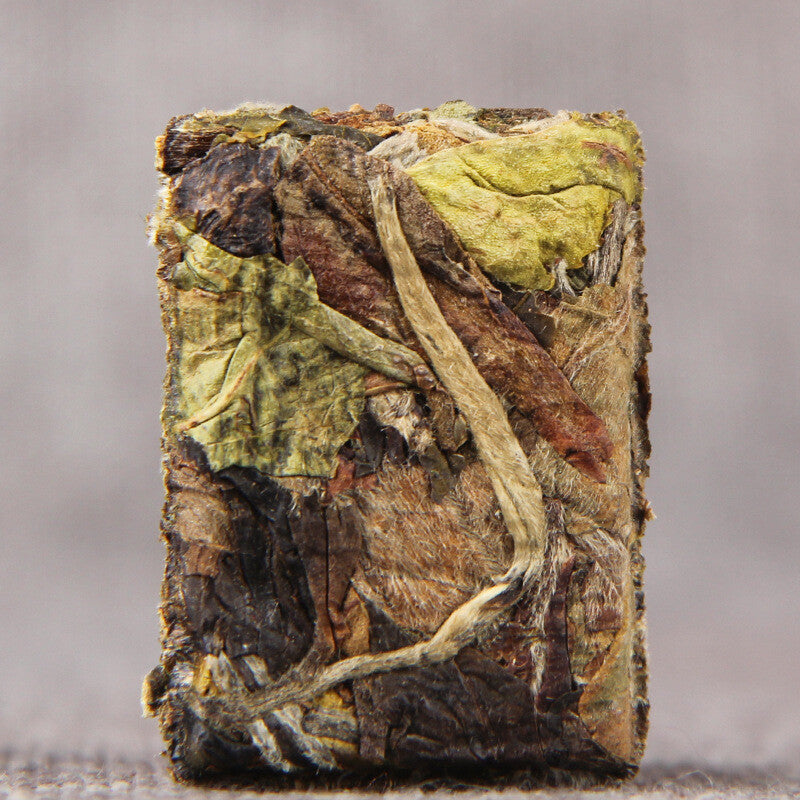 2024 Yunnan Mini Tea Brick White Tea 100g Sun-dried Nectar Fragrance White Tea