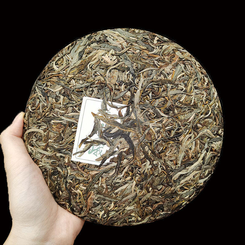 357g Yunnan Spring Pu'er Tea Laomane Puerh Raw Tea Cake Premium Aged Pu-erh Tea