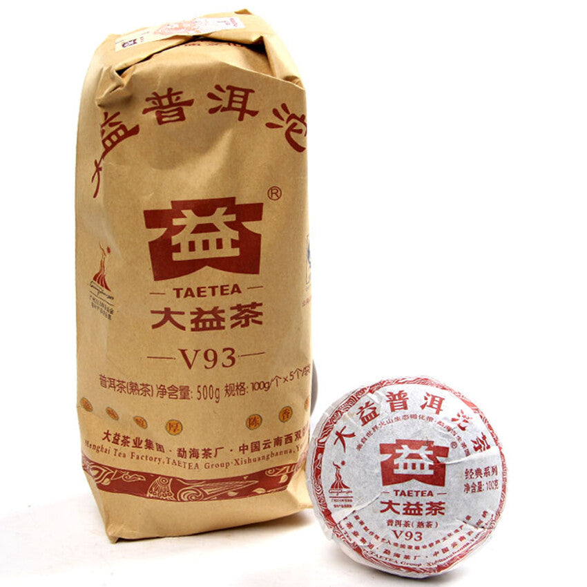 Pu'er V93 Tea * 2010 TAETEA Menghai Dayi Pu-erh Tea Tuo Cha Puer Ripe Tuocha