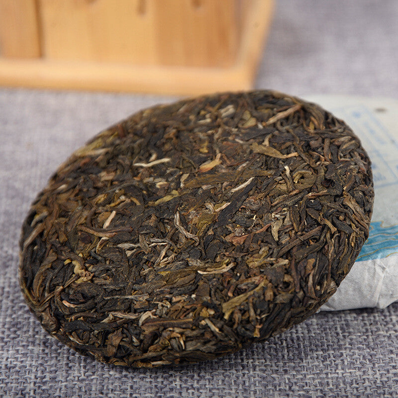 Tea Cake Natural Spring Tea Yunnan Tea Lao Man'e Healthy Drinks 100g*3 cakes