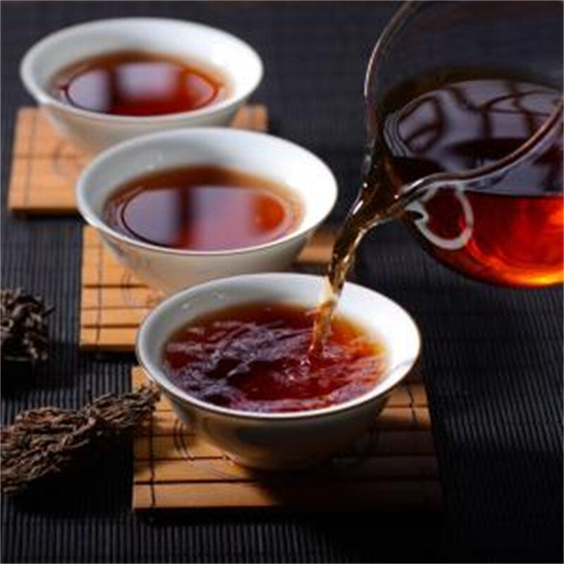 200g Yunnan Pu'er Old Ripe Tea Yiwu Ripe Tea