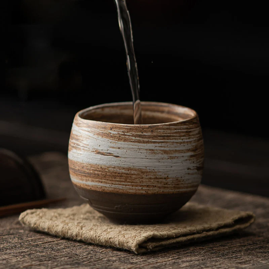 Ceramic Tea Cup Hand Brush Chinese Tea Cup