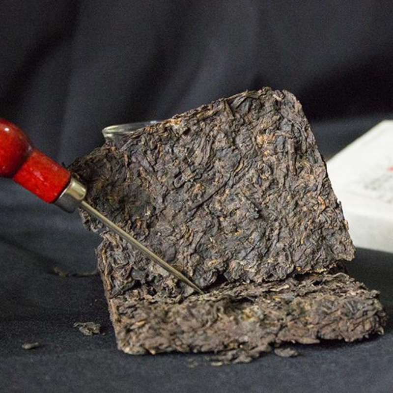 250g Yunnan Pu-erh Brick Tea Menghai Aged Puerh Ripe Tea Organc Pu'er Cooked Tea
