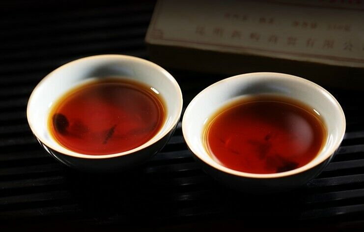 YiWuZhengShan GongTing Puer Tea Pu'erh Ripe Tea ChenXiang Cooked Pu'er Tea-