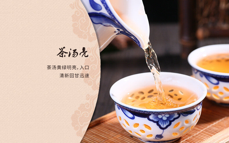 400g 2023 Puwen Tea Yunnan Puer Tea Raw Sheng Pu-Erh Green Tea Cake 10.58oz
