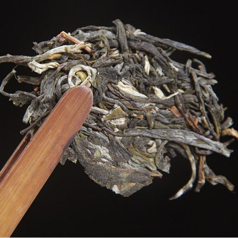 100g Small Pu-erh Green Tea Cake Yunnan Raw Pu-erh Tea Cake Hekai Pu-erh Tea