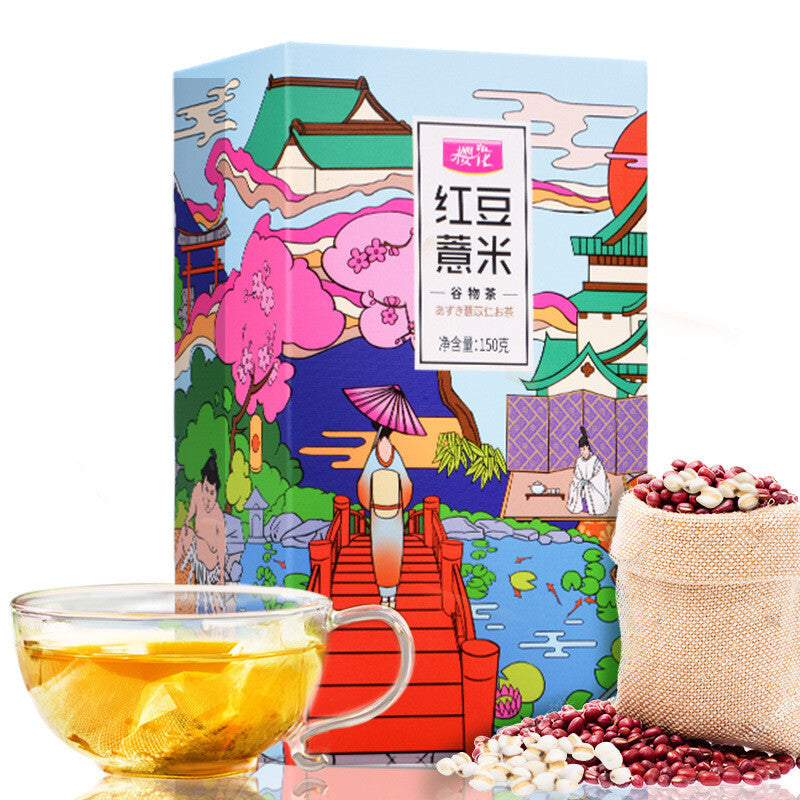 Sakura Red Bean and Job's Tears Tea Gorgonzola Job's Tears Bag Tea 150g