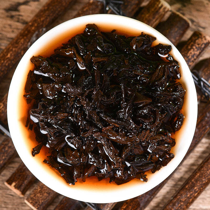357g Menghai Ripe Puerh Tea Cake Laobanzhang Pu-erh Cooked Tea Yunnan Pu'er Tea