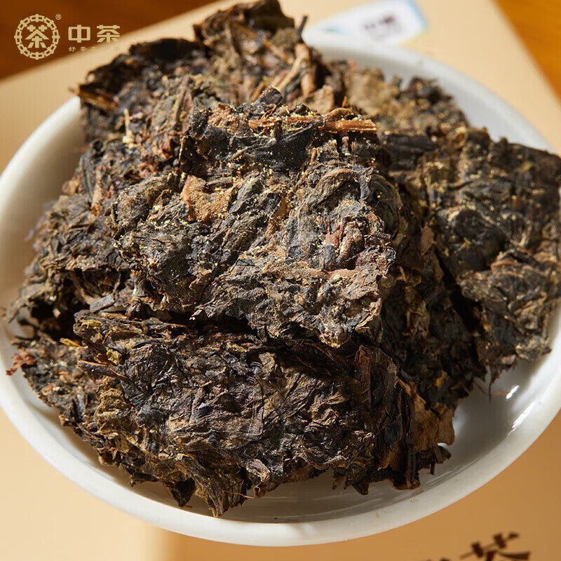 350g COFCO Anhua Dark Black Tea Jinhua Fu Cha Tea Three Year Old Fu Brick Tea