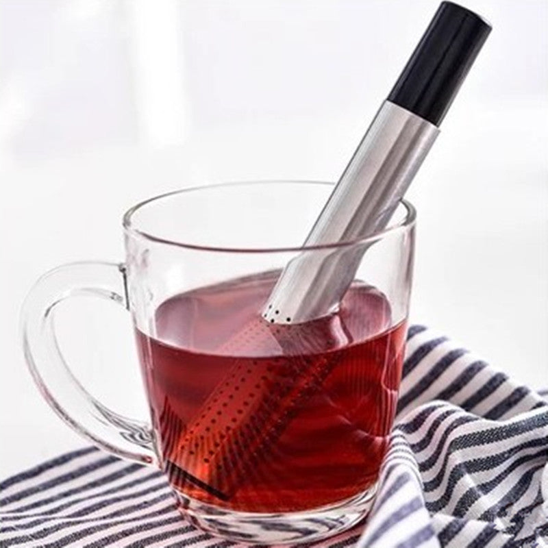 Tea Infuser Tea Strainer Stick Stainless Steel Coffee Tea Filter Teapot Portable
