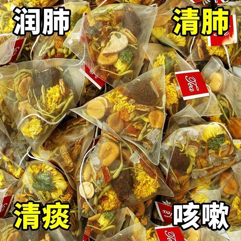 Siraitia grosvenorii loquat snow pear tea licorice tea tea bag drink health tea
