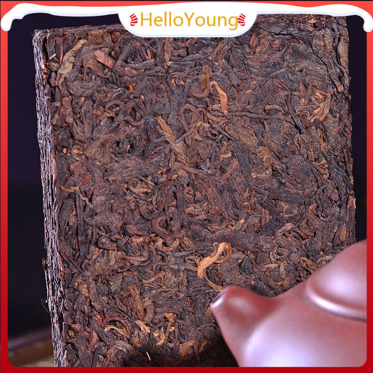 250g Yunnan Pu'er Tea Ripe Tea Brick Aged Old Brick Tea