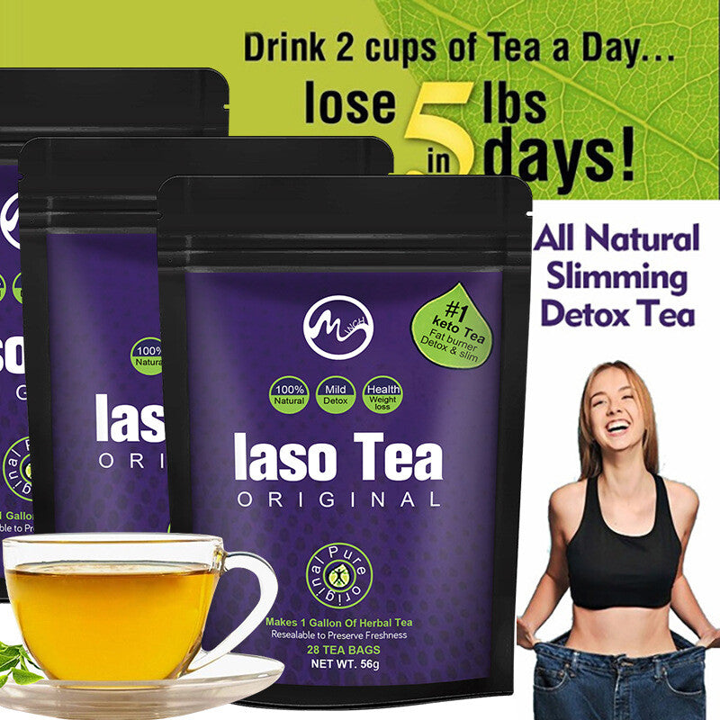 24 Hr Sale -Iaso Tea Original 28 Detox Tea Loose Weight Slimming Tea 28 Bags
