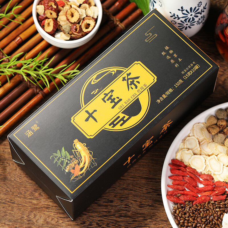 Ginseng Ten Treasure Tea Renshenshibao Tea Healthy Herbal Tea Healthy Drink 150g