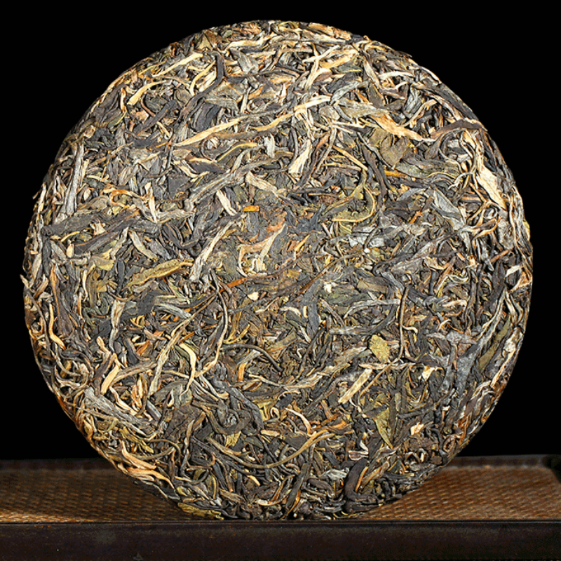 357g Yunnan Menghai Raw Puerh Tea Cake Banzhang Peacock Old Pu-erh Tea Green Tea
