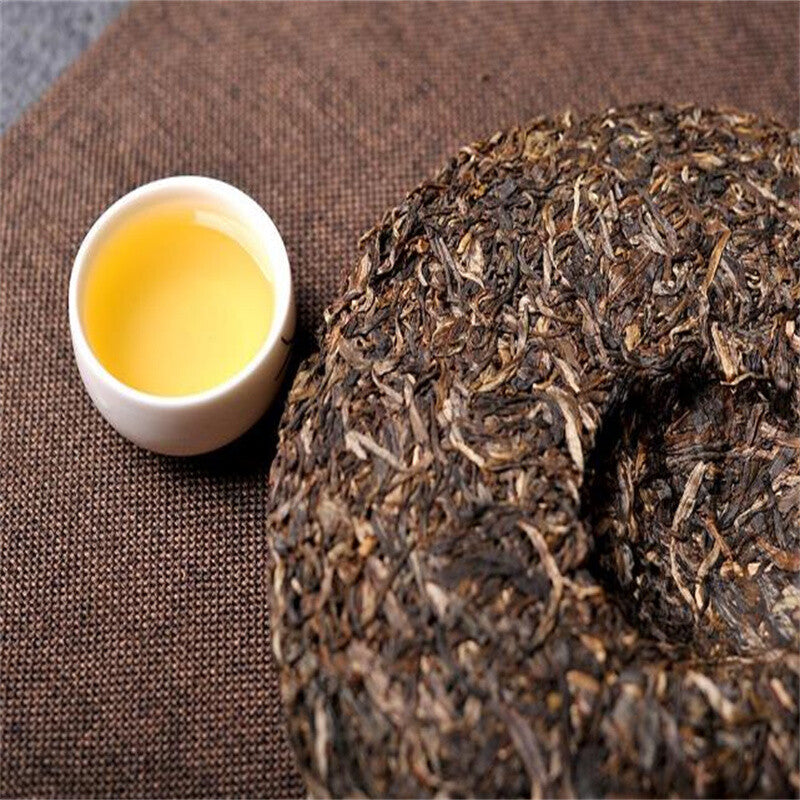 Chinese Cha Pu-Erh Tea Natural Pressed Tea Organic Yunnan Menghai Puer Tea 357g