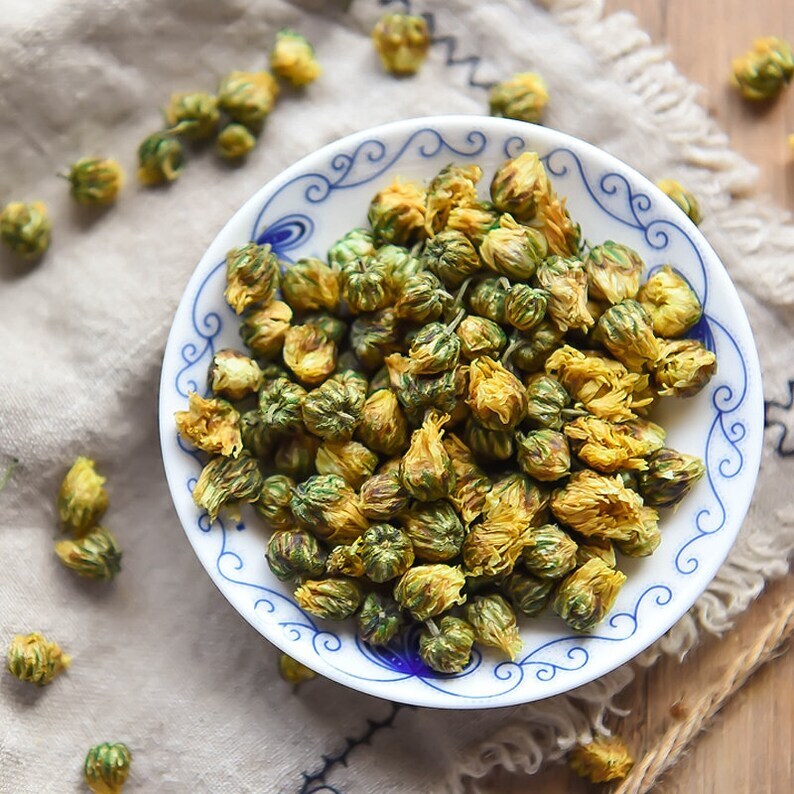 Organic Dried Chrysanthemum Buds Tea Dried Herbal Teas Makes A Healthy Tea