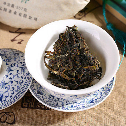 357g Yunnan Raw Pu-erh Tea Cake Sheng Tea Menghai Lao Banzhang Chinese Puer Tea