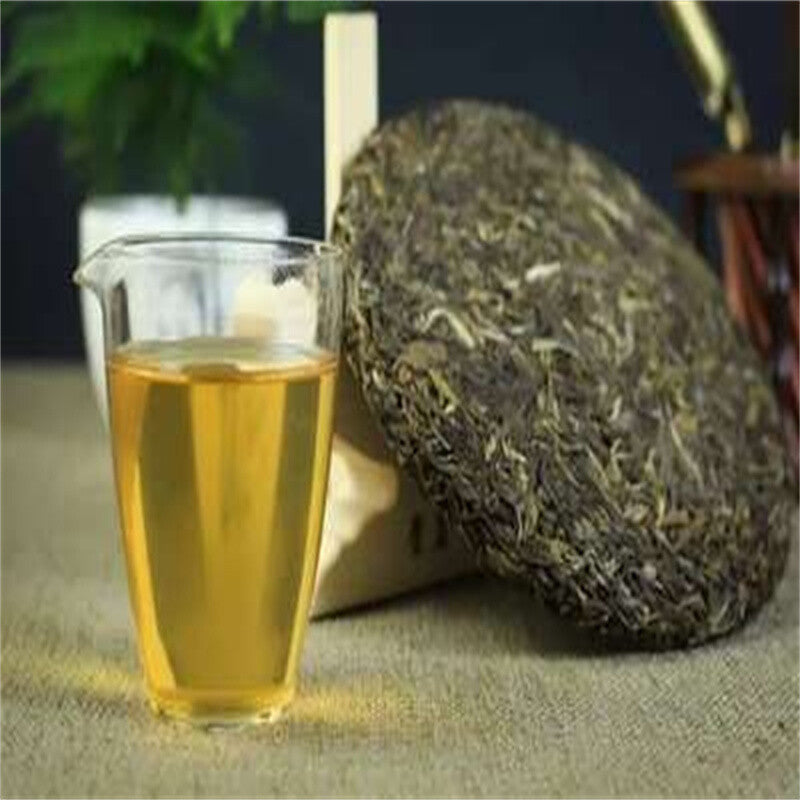 357g Yunnan 2022 Tea Menghai Banpen Laozhai Pu'er Raw Tea Cake Tea