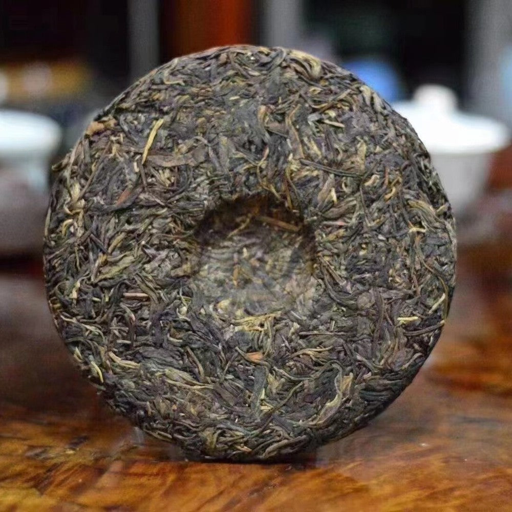 357g Yunnan Old Raw Pu'er Cake Tea 2010 Jiamu Aged Pu-erh Raw Tea Puerh Cake Tea