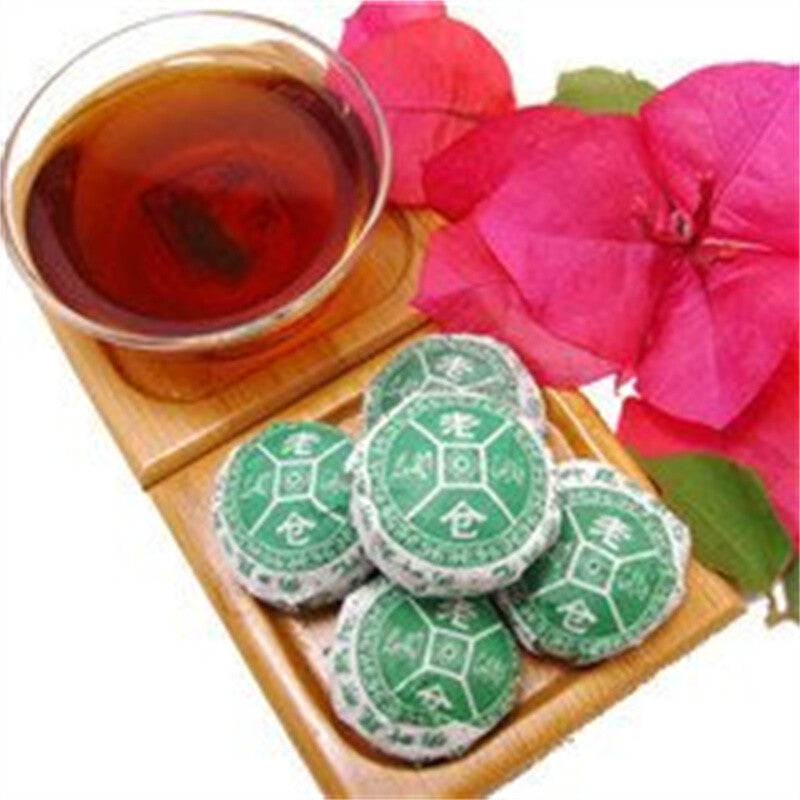 Ripe Puer Lotus leaf Chinese HealthCake Tea Yunnan Pu-erh Tuo Black Tea Puer Tea